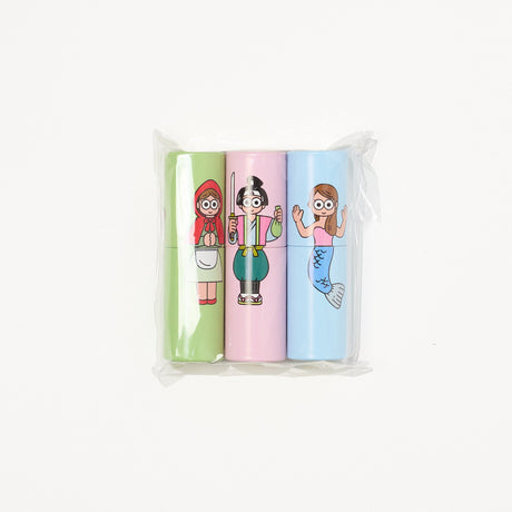 POCHI-PON Cylindrical Pochi Bag Set of 3 / TAISEI - bungu