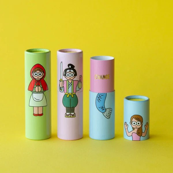 POCHI - PON Cylindrical Pochi Bag Set of 3 / TAISEI - bungu