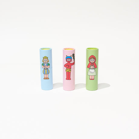 POCHI-PON Cylindrical Pochi Bag Set of 3 / TAISEI - bungu