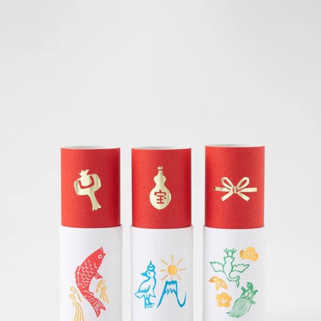 POCHI - PON Cylindrical Pochi Bag Set of 3 / TAISEI - bungu