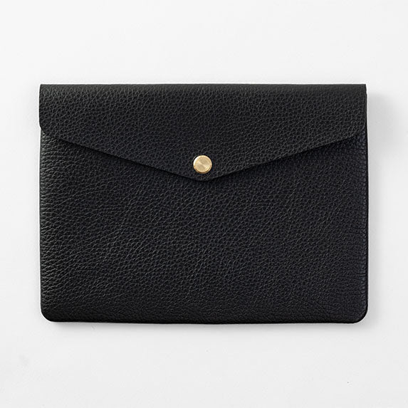 Pocket B6 Flat Pouch Shrink Leather | TOUCH & FLOW – bungu