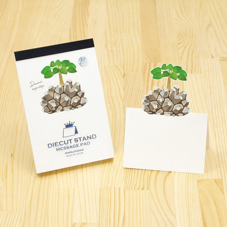 Pop - Up Houseplants Die - Cut Stand Memo Pad / Marumo Printing - bungu