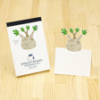 Pop - Up Houseplants Die - Cut Stand Memo Pad / Marumo Printing - bungu