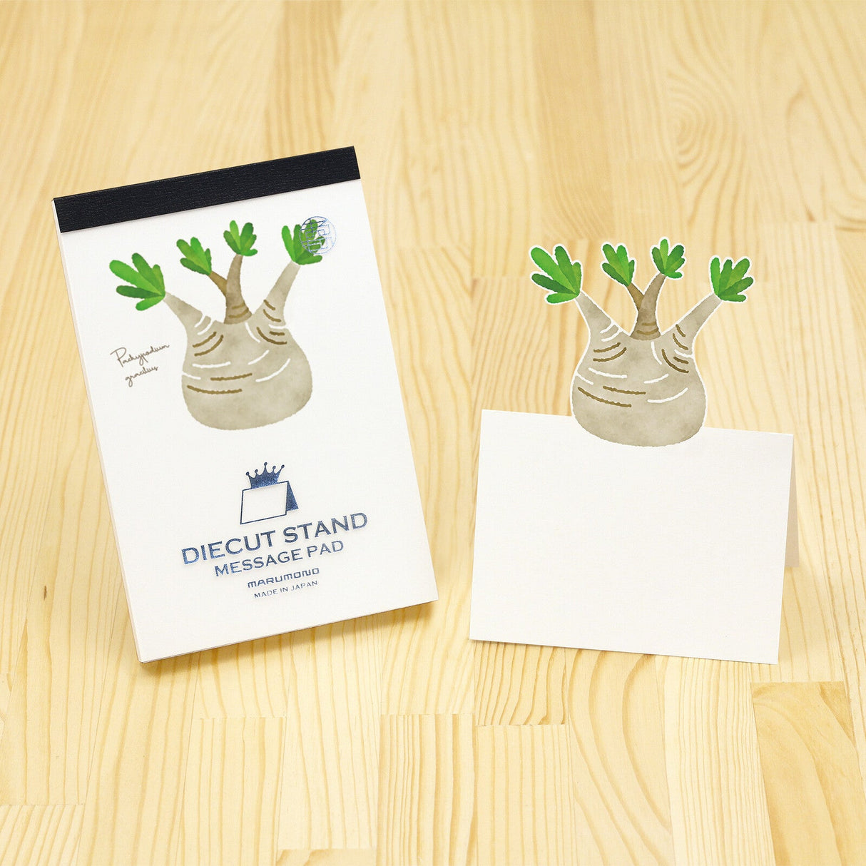 Pop - Up Houseplants Die - Cut Stand Memo Pad / Marumo Printing - bungu