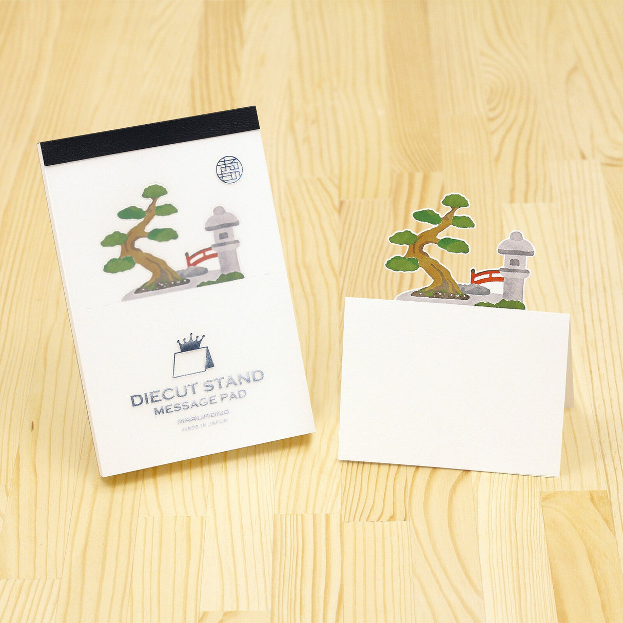 Pop - Up Japanese Motif Die - Cut Stand Memo Pad / Marumo Printing - bungu