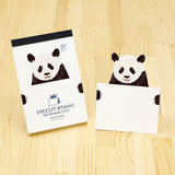 Pop - Up Popular Animals Die - Cut Stand Memo Pad / Marumo Printing - bungu
