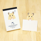Pop - Up Popular Animals Die - Cut Stand Memo Pad / Marumo Printing - bungu