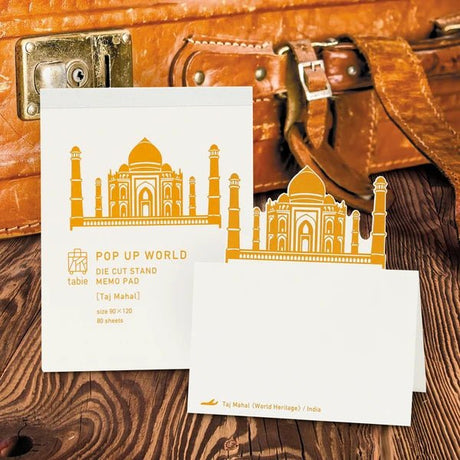 Pop - Up World Die - Cut Stand Memo Pad / Marumo Printing Stationery - bungu