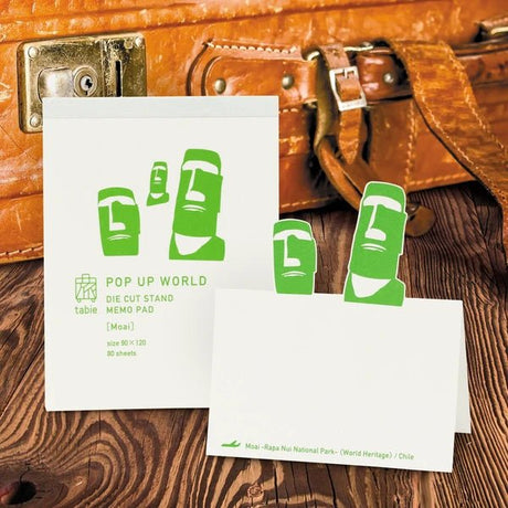 Pop - Up World Die - Cut Stand Memo Pad / Marumo Printing Stationery - bungu