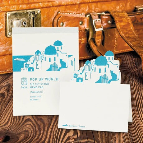 Pop - Up World Die - Cut Stand Memo Pad / Marumo Printing Stationery - bungu