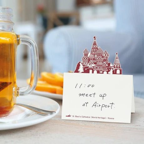 Pop - Up World Die - Cut Stand Memo Pad / Marumo Printing Stationery - bungu