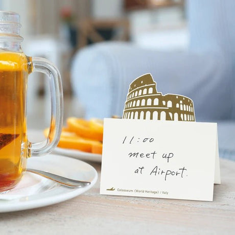 Pop - Up World Die - Cut Stand Memo Pad / Marumo Printing Stationery - bungu