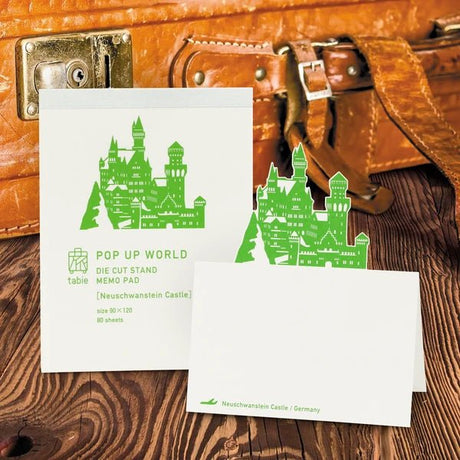 Pop - Up World Die - Cut Stand Memo Pad / Marumo Printing Stationery - bungu