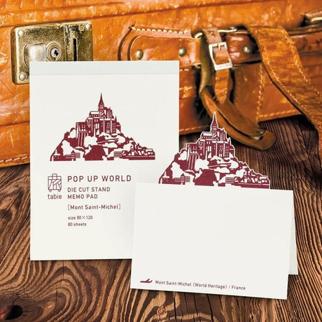Pop - Up World Die - Cut Stand Memo Pad / Marumo Printing Stationery - bungu