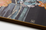 [Limited] Art Touch Yuko Kurihara Art Poster with Teak Frame / TOUCH & FLOW