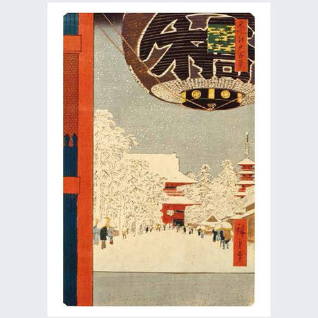 Postcard Book Small Museum Utagawa Hiroshige One Hundred Famous Views of Edo / Seigensha - bungu