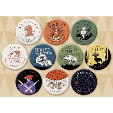 Princess Mononoke Surprise Tin Badges / Movic - bungu