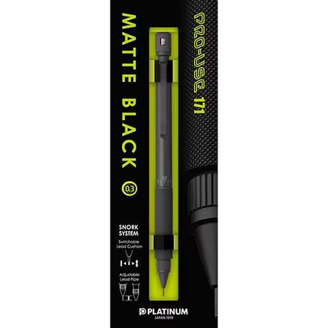 PRO - USE 171 Matte Black Mechanical Pencil - bungu