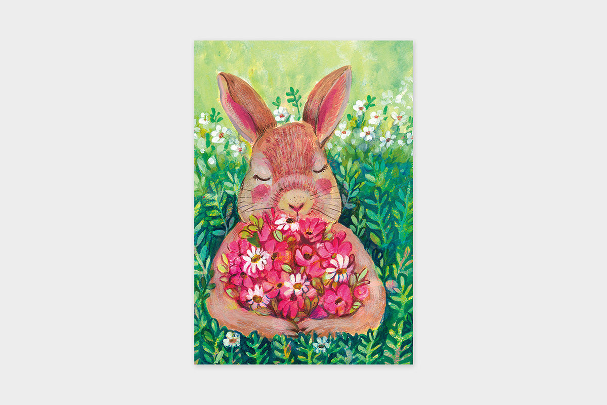 Art Touch Rumi Kawagoe Floral Pattern Postcards / TOUCH & FLOW