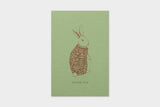 Art Touch Tamane Iwata Letterpress Postcard / TOUCH & FLOW