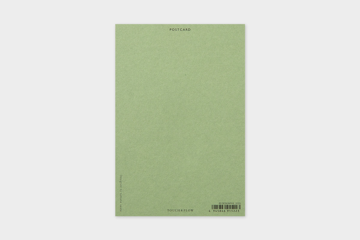 Art Touch Tamane Iwata Letterpress Postcard / TOUCH & FLOW