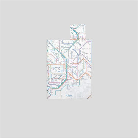 Railway Route Map Book Cover / Tokyo Cartographic - bungu