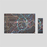 Railway Route Map Book Cover / Tokyo Cartographic - bungu