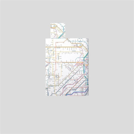 Railway Route Map Book Cover / Tokyo Cartographic - bungu