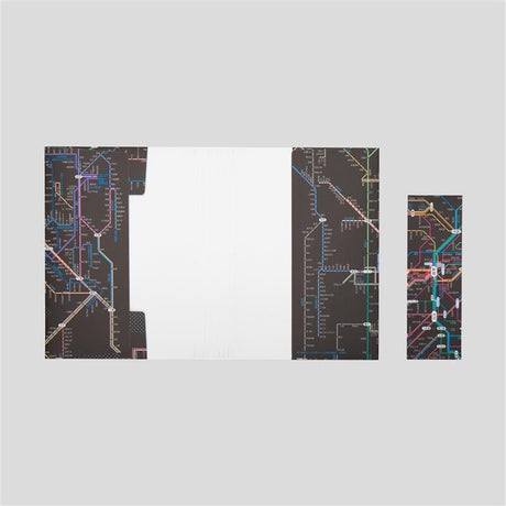 Railway Route Map Book Cover / Tokyo Cartographic - bungu