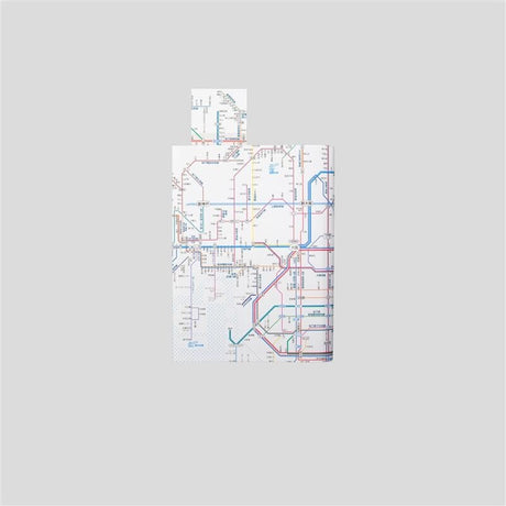 Railway Route Map Book Cover / Tokyo Cartographic - bungu