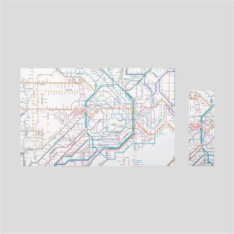 Railway Route Map Book Cover / Tokyo Cartographic - bungu