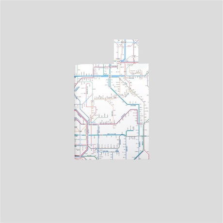 Railway Route Map Book Cover / Tokyo Cartographic - bungu