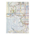 Railway Route Map Clear File Kansai Japanese / Tokyo Cartographic - bungu