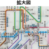 Railway Route Map Clear File Kansai Japanese / Tokyo Cartographic - bungu