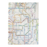 Railway Route Map Clear File Kansai Japanese / Tokyo Cartographic - bungu