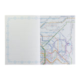 Railway Route Map Notebook A5 Tokyo Metropolitan Area / Tokyo Cartographic - bungu