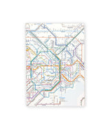 Railway Route Map Notebook A5 Tokyo Metropolitan Area / Tokyo Cartographic - bungu