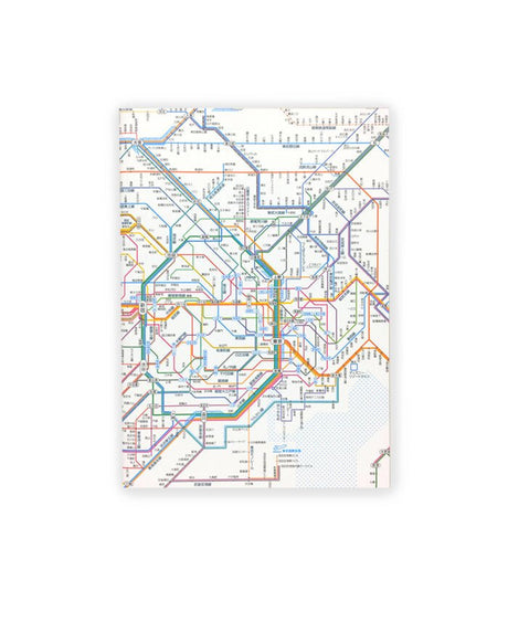 Railway Route Map Notebook A5 Tokyo Metropolitan Area / Tokyo Cartographic - bungu