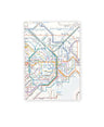 Railway Route Map Notebook A5 Tokyo Metropolitan Area / Tokyo Cartographic - bungu