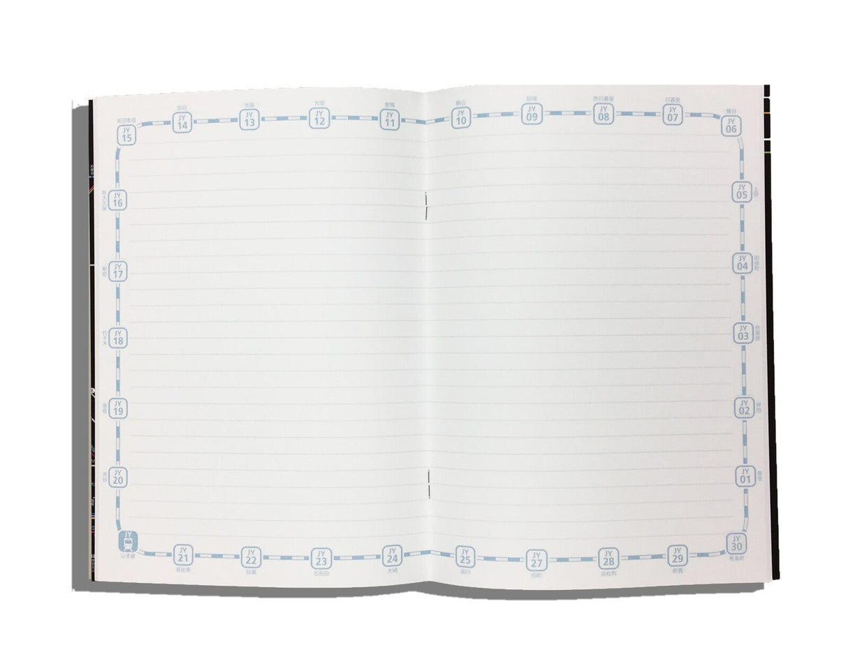 Railway Route Map Notebook A5 Tokyo Metropolitan Area / Tokyo Cartographic - bungu
