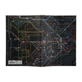 Railway Route Map Notebook A5 Tokyo Metropolitan Area / Tokyo Cartographic - bungu