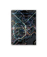 Railway Route Map Notebook A5 Tokyo Metropolitan Area / Tokyo Cartographic - bungu