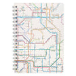 Railway Route Map Ring Notebook Kansai Japanese / Tokyo Cartographic - bungu