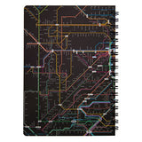 Railway Route Map Ring Notebook Metropolitan Area Japanese / Tokyo Cartographic - bungu