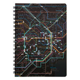 Railway Route Map Ring Notebook Metropolitan Area Japanese / Tokyo Cartographic - bungu
