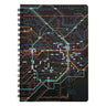 Railway Route Map Ring Notebook Metropolitan Area Japanese / Tokyo Cartographic - bungu