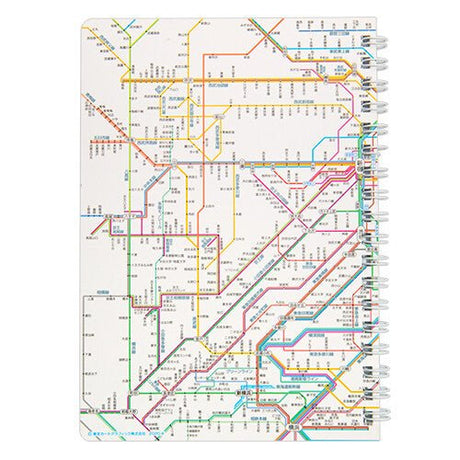 Railway Route Map Ring Notebook Tokyo Metropolitan Area / Tokyo Cartographic - bungu