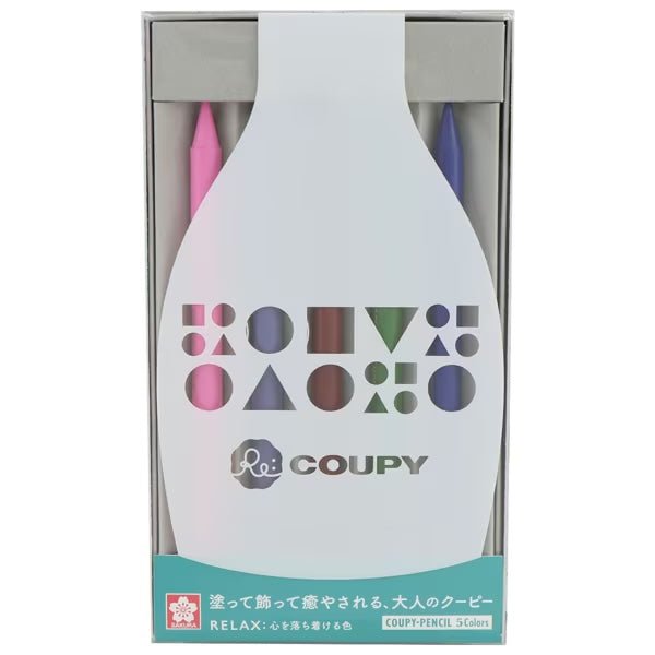 Re: COUPY Crayons 5 Color Set / Sakura - bungu