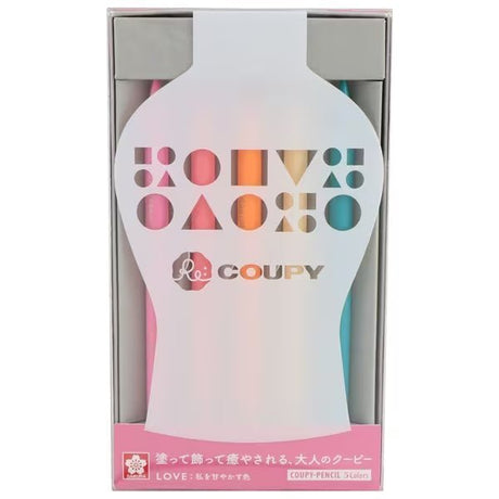 Re: COUPY Crayons 5 Color Set / SAKURA - bungu