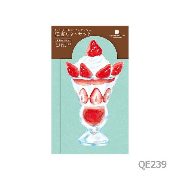 Reading Time Set Book Cover and Bookmark HONTOWATASHI / Furukawashiko - bungu